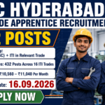 NFC Hyderabad ITI Trade Apprentice Recruitment 2026 - 432 posts, apply online on NAPS portal by 16.09.2026