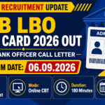 PNB LBO Admit Card 2026 out - Local Bank Officer call letter for the online written test on 06.09.2026