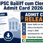 MPSC Bailiff cum Clerk Admit Card 2026 – Download Admission Certificate for 06.09.2026 Exam ChatGPT Image Aug 28, 2026, 10_33_15 PM