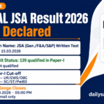CSIR-NAL Junior Secretariat Assistant Result 2026 – Check JSA Paper-I & Paper-II Marks and Cut-off (Advt. No. 03/2025) ChatGPT Image Aug 29, 2026, 04_36_22 PM