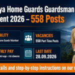 Meghalaya Home Guards Guardsman Recruitment 2026 – Apply Offline for 558 Part Time Posts, Last Date 28.09.2026 ChatGPT Image Aug 29, 2026, 05_20_12 PM
