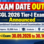 SSC CGL 2026 Exam Date Out – Tier-I CBE from 30.09.2026 to 30.10.2026 SSC CGL 2026 Tier-I exam date announced banner - Combined Graduate Level Examination 2026, approx 12,256 posts, exam from 30 September to 30 October 2026
