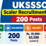 UKSSSC Scaler Recruitment 2026 – 200 Posts, Apply Before 22.10.2026 UKSSSC Scaler Recruitment 2026 banner: 200 posts, Intermediate with Science or Maths, Rs. 19,900 to 63,200 Level 2, last date 22.10.2026