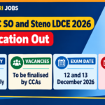 UPSC Combined Section Officers and Stenographers LDCE 2026 notification banner, last date 06.10.2026, exam on 12 and 13 December 2026