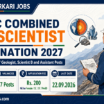 UPSC Combined Geo-Scientist Examination 2027 banner showing 127 vacancies, Master's Degree eligibility, Rs. 200 application fee and last date 22.09.2026
