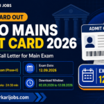 SBI PO Mains Admit Card 2026 banner – Main Examination Phase-II call letter, exam on 12.09.2026, 170 questions and 230 marks in 3 hours 30 minutes, download window 02.09.2026 to 12.09.2026