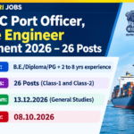 GPSC Port Officer, Marine Engineer Recruitment 2026 – 26 Posts, Apply by 08.10.2026 GPSC Port Officer and Marine Engineer Recruitment 2026 banner – 26 posts, last date 08.10.2026