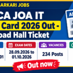 HPRCA Junior Office Assistant IT admit card 2026 for Post Code 26001, exam from 28.09.2026 to 01.10.2026, 234 posts