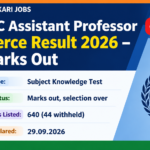 HPSC Assistant Professor College Cadre Commerce Advt 44/2024 Subject Knowledge Test marks of 640 candidates declared 29.09.2026