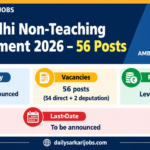 AUD Delhi Non-Teaching Recruitment 2026 – 56 Posts AUD Delhi non-teaching recruitment 2026 banner - 56 posts at Dr. B. R. Ambedkar University Delhi, pay level 2 to 12
