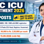 BMC ICU Registrar, Houseman Recruitment 2026 – 9 Posts, Apply by 15.09.2026 BMC ICU Recruitment 2026 banner - 9 posts for ICU Department Head, Registrar and Houseman at KMJP Hospital, Vikhroli, Mumbai, last date 15.09.2026