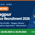 AAI Nagpur Apprentice Recruitment 2026 banner - 08 vacancies, Airports Authority of India Nagpur Airport, Graduate and Diploma Apprentice, Maharashtra, apply online 28.08.2026 to 30.09.2026