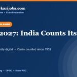 Banner for dailysarkarijobs.com explainer on Census 2027, India's 16th census