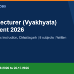CGSSB Lecturer Recruitment 2026 – 854 Vyakhyata Posts, Apply by 26.10.2026 CGSSB Lecturer Vyakhyata Recruitment 2026 banner showing 854 vacancies and the 26.10.2026 last date to apply online