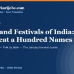 Banner for dailysarkarijobs.com Static GK capsule on classical dances, folk dances and festivals of India