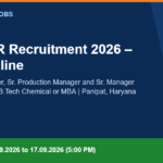 IOCL PBR Recruitment 2026 banner – 3 vacancies for Production Manager, Senior Production Manager and Senior Manager PBR-Marketing at Panipat, apply online 03.09.2026 to 17.09.2026