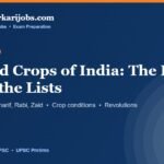 Banner for dailysarkarijobs.com Static GK capsule on soils and crops of India