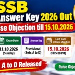 PSSSB Clerk Answer Key 2026 Out – Raise Objection till 15.10.2026 PSSSB Clerk answer key 2026 banner showing provisional answer key Sets A to D and objection last date 15.10.2026