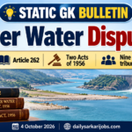 River Water Disputes_ Static GK Bulletin