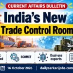 National Strategic Trade Command Centre Launched: SCOMET and Export Controls Explained Indias New Trade Control Room Bulletin