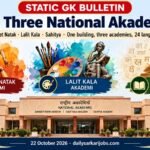 The Three National Akademis: Static GK on Sangeet Natak, Lalit Kala and Sahitya India’s Three National Akademis
