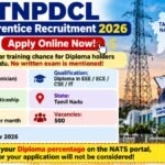 TNPDCL Apprentice Recruitment 2026 poster: 500 Diploma apprentice places in Tamil Nadu, stipend Rs. 10,900 a month, last date 28 November 2026